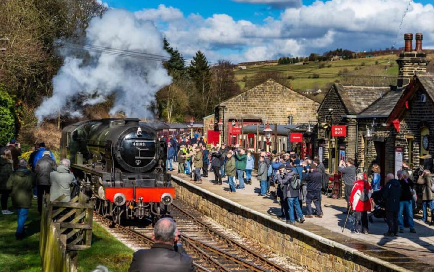 Prince St Cottage - Haworth - Sleeps 4 외부 사진